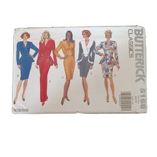 Vtg 1990 Butterick Classics 5168 Misses Dress Sz 6 8 10 Uncut picture