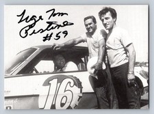 Tiger Tom Pistone Autograph Signed Photo Card NASCAR Racing #59 #14 picture