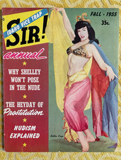 SIR Annual Fall 1955 BETTIE PAGE cover Vintage Magazine Pin-Up Photos picture