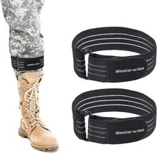 2PCS Adjustable Elastic Ankle Straps, Boot Straps for Cowboy Boots, Pant Leg ... picture