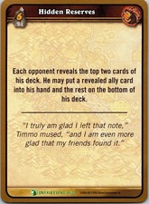 2006 Hidden Reserves 16 Uncommon World of Warcraft WOW TCG CCG picture