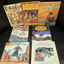 Lot of 7 Native American Children's Books incl Kanahena Cherokee Story picture