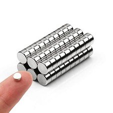 60pcs Small Magnets,Round for Refrigerator Cylinder, Fridge , Office picture