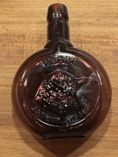 Vintage Arthur Singer Robin Bottle Clevenger Brothers Glass Bottle picture