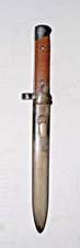 Original WWII WW2 Italian M1938 Carcano Fixed Folding Knife Bayonet & Scabbard picture