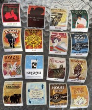 Starbucks Stickers RARE Original Vintage Coffee Labels picture