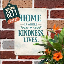 Distressed Family Blessing Prayer Metal Sign Religious Home Wall Decor picture