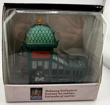 Carole Towne Subway Entrance Christmas Village Accent Lemax 93756 New Boxed picture