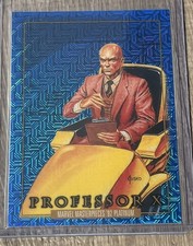 2024 SkyBox Marvel Masterpieces 92 Platinum Professor X #66 Blue Traxx picture