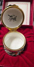 1981 Halcyon Days Enamels A Christmas Garland Box COA Original Case England picture