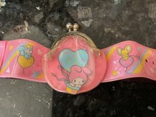 RARE My Melody Sanrio Vintage 1985 Wrist Kiss-Lock Coin Purse picture