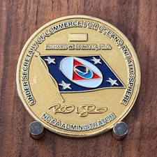 NOAA U.S Department of Commerce Official Agency Challenge Coin  M#13 picture