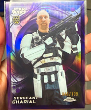 Topps 2026 Star Wars Chrome Sergeant Gharial #67 Purple Refractor 046/199 picture