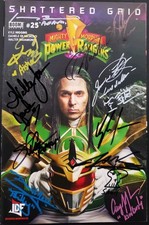 Shattered Grid #25 10X Original Mighty Morphin Power Rangers Cast Signed JDF  picture