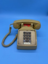 Vintage Western Electric Bell Model 2500 Yellow Touch Tone Telephone (untested) picture