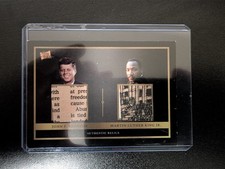 2024 Pieces of the Past JFK Martin Luther King Jr Dual Authentic Relic POTP-26 picture