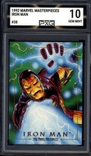 1992 Marvel Masterpieces IRON MAN #38 Graded PXG 10 Gem Mint LOW POP picture