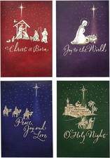 Hallmark Image Arts Religious Boxed Christmas Cards Assortment 4 Designs, picture