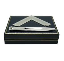 Freemasons Masonic Square and Compass Set gold or silver (full lodge size) picture