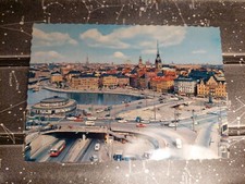 📬💥📨Postcard VTG - View on Slussen & the Old Town - Stockholm, Sweden 📭💥✉️ picture