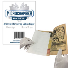 MicroChamber Paper 50 Silver Comic Book Archival Sheets Acid-Free Preservation picture