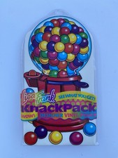 🌈 Vintage 90s Lisa Frank Gumball Machine Knack Pack Vinyl Pouch Activity Kit picture
