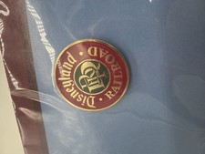 Disneyland Railroad Logo Pin & Main Street Station Print Sealed picture