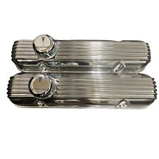 Pontiac Cal Custom Valve Covers & Logo Breathers - Polished - Die-Cast - SALE picture
