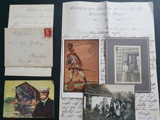 Original German  Ww1 Lot .Photo Soldiers Feldpost Letters + Pre Ww1 picture