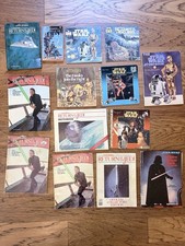 Vintage Star Wars Book Lot 14 ROTJ ESB Storybooks Sketchbook Hoojibs Pop-Up picture