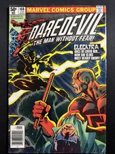 Daredevil #168 1980 Origin & 1st app. Elektra Marvel Comics 1st Print VG *A1 picture