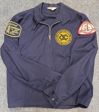 Sunrise National Exchange Club Sportsmaster Jacket Reno Air Race Patches Vintage picture