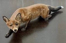 Vintage 1949 Rosenthal Porcelain Creeping Fox Figurine 1538 Th. Kärner Germany picture