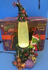Dr. Seuss How The Grinch Stole Christmas Lava Lamp Glitter Light W/Box RARE Max picture