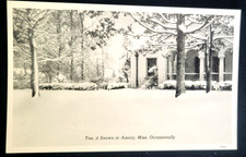 VTG 1945 AMORY MS PC iT OCCASIONALLY SNOWS IN AMORY MS Teich Archives  Mint * picture