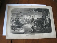 1872 Art Print ENGRAVING - PLAYING CARDs Play CARD GAME   EUTRITZSCH GERMANY picture