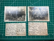 WW1 Named Group Photos x2 85th Division WWI picture