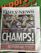 New York Daily News Sports Final Sunday June 14, 2026 