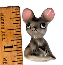 Vintage miniature porcelain Mouse mice Hagen Renaker 1
