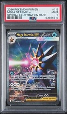 Mega Starmie Ex Special Illustration #118 2026 Pokemon Perfect Order Rare PSA 9 picture