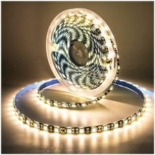 12V LED Strip Light, Warm White 3000K 16.4ft LED Light Strip Black PCB Board ... picture