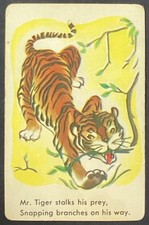Mr Tiger Vintage Single Swap Game Card picture