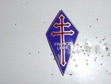 b2393 WW 2 Free French France Libre pocket emblem IR3A120 picture