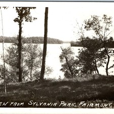 c1910s Fairmont, MN Sylvania Park Lake Sisseton View RPPC Real Photo Postcard picture