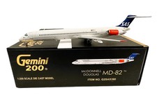 Gemini Jets G2SAS390 SAS Scandinavian Airlines MD-82 OY-KHG Diecast 1/200 Model picture