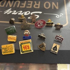 Lot Of 16 Vintage Shoneys Pins 3, 5, 10 Years Hospitality Eggs Ellent  Fast S/H picture