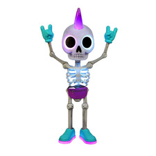 Haunted Living 3-ft Motion Activated Lighted Rocker Skeleton Animatronic 7950569 picture