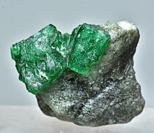 Amazing Superb Green Unique Emerald Crystal Specimen From Swat Pakistan 37 Carat picture