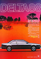 1986 Oldsmobile Delta 88 Coupe - Original Advertisement Car Print Ad J308 picture