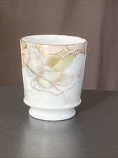 Vintage Toothpick Holder Limoges France Elegant Floral Painted 2.5” picture